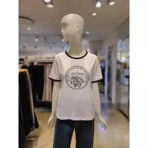 [롯데백화점]SOUP 패턴 반팔 라운드 티셔츠(SC3ST91)