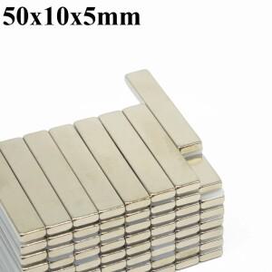 50x10x5mm  자석 블록 직사각형 가정용 냉장고 사무실 DIY