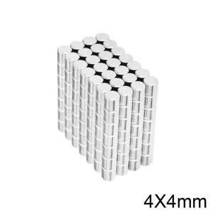 4x4mm  자석 영구 소형 원형 가정용 냉장고 사무실 DIY 4x4