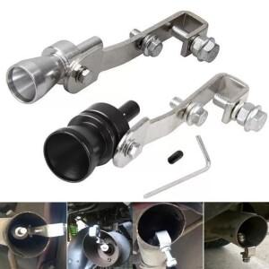 1개 범용 터보 사운드 시뮬레이터 휘슬 자동차 배기 파이프 차량 머플러