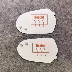 아우디 호환 A6 C7 S6 2012-2017 미러 글래스 히팅 가스켓 2 플매트 카펫 러그용 2개