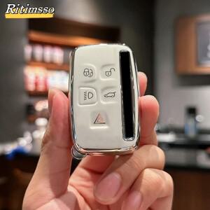 랜드로버 A9 레인지로버 스포츠 이보크 프리랜더 디스커버리 4 용 TPU 자동차 키 케이스 커버 재규어 XE XJ