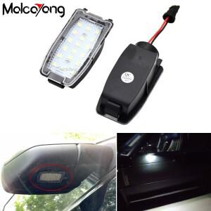 랜드로버 디스커버리 프리랜더 LR2 LR3 LR4 레인지로버 스포츠 L322 용 화이트 LED 언더 사이드 뷰 미러 퍼