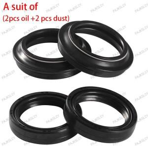 바이크 오토바이 프론트 포크 댐퍼 오일 도장 야마하 YZ125 WR250 WR300 용 먼지 48x58x9.5/11mm