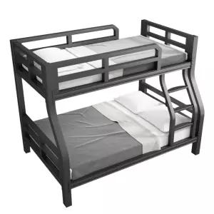 철제침대 도미토리 기숙사 베드 블랙 공간 베드 수납침대 원목 퀸