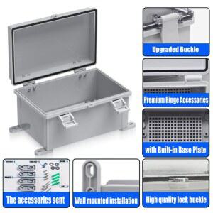 IP66 야외 방수 배전함 전기 플라스틱 AB 접속함 인클로저 전원 프로젝트용 기기