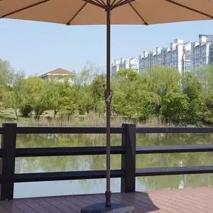 하프 파라솔 카페 캐노피 사각 직사각형 차양막 상가 테라스