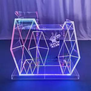 DJ 부스 디제잉 장비 파티 테이블 블랙 음향 클럽박스 박스