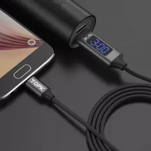 usb케이블 C타입 5핀 핸드폰 LED디스플레이 충전