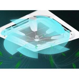 에어컨 순환팬 a/c실링팬 바람순환 백색 360도 팬 4개 휀 회전