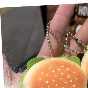 (별별창고) 음식 햄버거 샌드위치 가방악세사리 쿠키 오토바이 인형