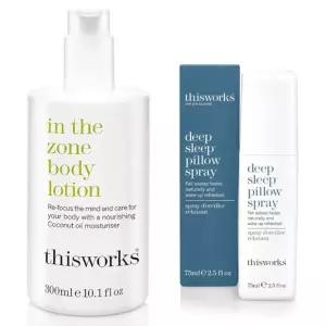 디스웍스 인더존 천연 바디로션 300ml,딥슬립 필로우 스프레이 75ml