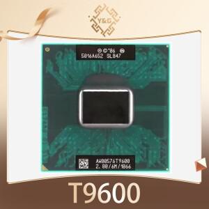 코어 2 듀오 T9600 프로세서 모바일 노트북 CPU SLG 호환9F SLB47 소켓 PGA478 듀얼 35W 2.8Ghz 6MB 캐시