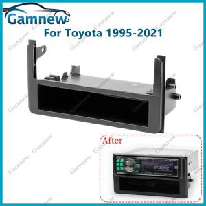 도요타 아벤시스 셀리카 GT86 하이에이스 힐룩 DVD 프레임 베젤 패널 설치 대시 키트용 시트 미이용 1 Din