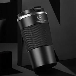 500ML 메르세데스 벤츠 호환 W203 CLA CLK SLK GLK AMG 차량용 보온병 커피 머그컵 여행용 보온컵