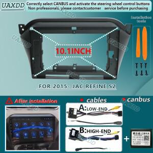 2015 JAC REFINE S2 10 인치 차량용 라디오 안드로이드 DVD CD 스테레오 오디오 스크린 GPS 재생 네비게이