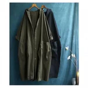 봄가을 후드야상 왕주머니 오버핏 후드롱코트 81314 봄야상 빅사이즈 가을 아우터