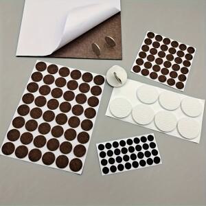 125개 가구용 펠트 패드 세트 - 다양한 종류로 나무 바닥과 금속 표면 보호하며 다리 보호대