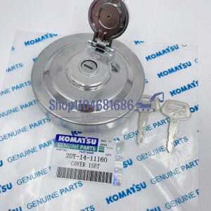 코마츠 PC220 240 360 100 120 160 WA380-5 WA400-5 WA450 20Y-14-11160 787 키 디젤 연료 탱크 캡 (굴삭기