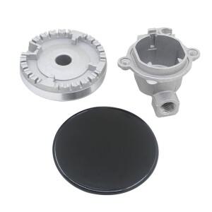 Sabaf 75 100 50mm 쿠커 및 오븐 호브 가스 버너 크라운 화염 캡 커버 범용