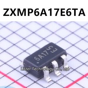 10~100개/몫  ZXMP6A17E6TA SOT23-6 마킹: 6A17 TSOP-6 MOSFET 1.1W 60V 2.3A P 채널