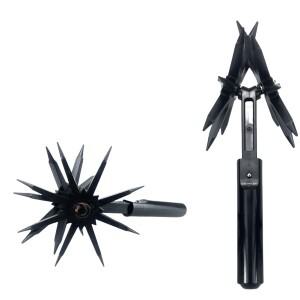 2in 1 로터리 경운기 잔디 스카리파이어 정원 토양 에어레이터 풀기 재파종 혼합용