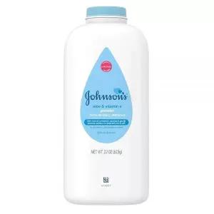 Johnsons 알로에 및 비타민 E 순수 옥수수 전분이 함유된 베이비 파우더 - 623.7g(22온스)