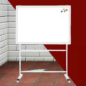 법랑칠판 자석보드 이동식 화이트보드 90x150 화이트