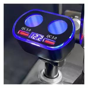 조폭병아리 차량용 QC3.0 멀티 고속충전기 시거잭 4구 12-2