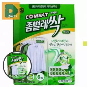 간편한 좀벌레약 3g 옷장용 의류 쾌적한 6개입 관리 방충제 벌레제거제 보관가방 싹 수납장 방충용 좀벌레