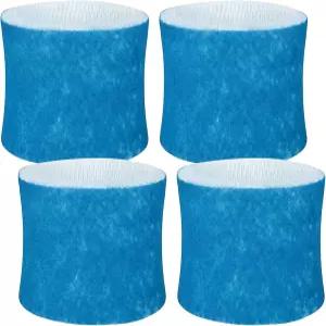 캐노피 위킹 필터 교체용 2.0 침대 옆 및 묘목 목재 펄프 종이 4팩 파란색