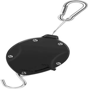 용샹펑 행잉 바구니 체인 접이식 후크 헤비 듀티 풀리 304 스테인리스 스틸 플랜트 로프 행거로 정원 및 새