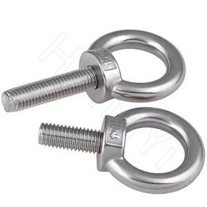A2 아이 볼트 304 스틸 루프 구멍 나사 로프 스테인레스 케이블 해양 M3 리프팅