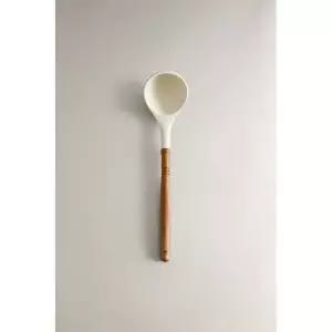 ZARA 자라 우드 실리콘 국자 - 크림 122995