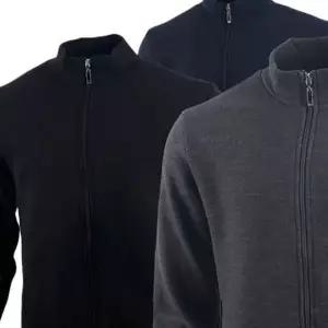 [골드스마일]차이나 오픈 스웨트 집업 겨울용 기모 스웨트셔츠 남자