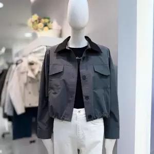 [더틸버리]언밸런스 카라배색 점퍼MTS3M0JP041