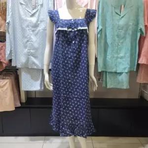 [비너스]부드럽고 가벼운 면 레이온 포도나염 가운[VGNS210]-NB_BP