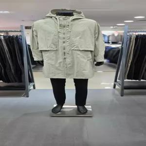 [레노마 옴므]S/S 라이트그레이 오버핏 초겅량 바람막이 롱 점퍼 QIMBH04_BP