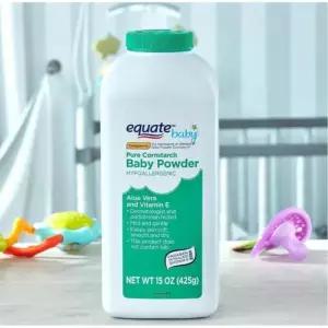 Pure Baby Powder Aloe and Vitamin E - Talc Free (1 Pack) 15 oz