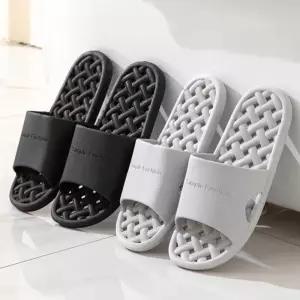 [옷자락]남자 여자 사계절 쾌적한 논슬립 배수 욕실 슬리퍼