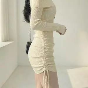 [옷자락]여자 파티룩 오프숄더 슬림 원피스