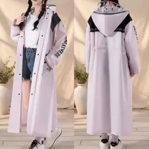 [옷자락]여성 데일리 루즈핏 후드 우비 코트