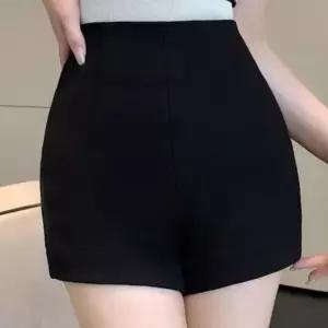 [옷자락]여성 신축성 좋은 힙업 하이웨이스트 기모 반바지