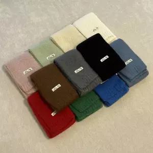 [옷자락]여자 커플 파스텔 비비드 데일리룩 울니트 겨울 머플러