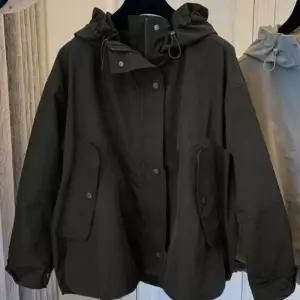 [옷자락]여성 두꺼운 후드 오버사이즈 허리조임 야상 재킷