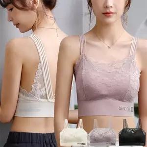 [로즈엘리]리프팅 V라인 레이스 스포츠브라탑 3컬러 2026