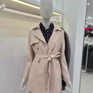 [꼼빠니아]벨티드 하프 트렌치 코트  CAGS2-WCH010-150