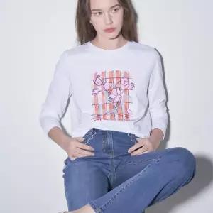 [올리비아로렌]체크플라워티셔츠VOBAL5M3121_YS