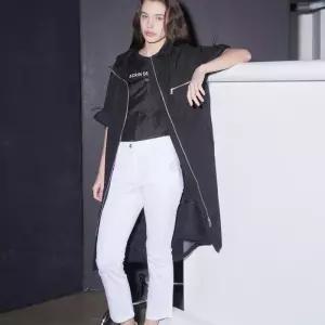 [올리비아로렌]밑단 매쉬 롱 점퍼VVCCL5M4281_YS