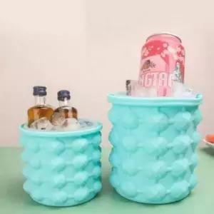 [콩심팥심]아이스버킷 대형 실리콘 와인 쿨러 겸용